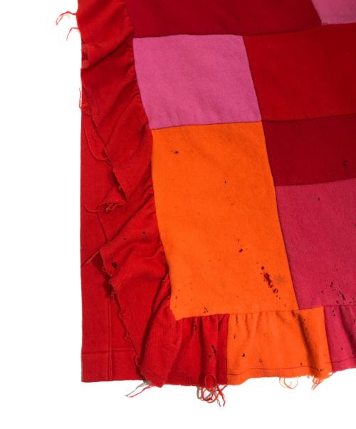 tricot COMME des GARCONS（トリココムデギャルソン）tricot COMME des GARCONS (トリココムデギャルソン) パッチワークラップスカート レッド サイズ:表記なしの古着・服飾アイテム