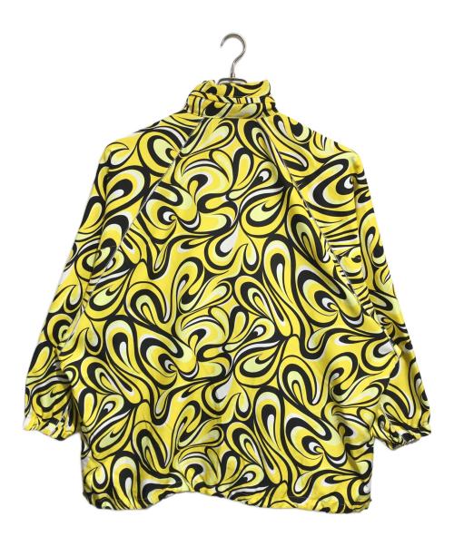 KIDILL（キディル）KIDILL (キディル) 総柄フーデッドコート イエロー サイズ:Freeの古着・服飾アイテム