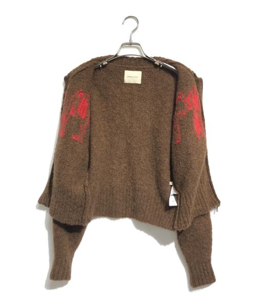 Paloma Wool（パロマウール）Paloma Wool (パロマウール) ジップアップニット ブラウン サイズ:Mの古着・服飾アイテム
