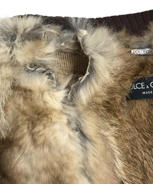 DOLCE & GABBANA（ドルチェ＆ガッバーナ）DOLCE & GABBANA (ドルチェ＆ガッバーナ) マルチポケット コーデュロイベスト ブラウン サイズ:38の古着・服飾アイテム