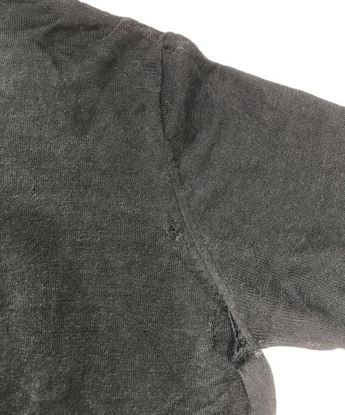 Y's（ワイズ）Y's (ワイズ) リネンカーディガン ブラック サイズ:2の古着・服飾アイテム