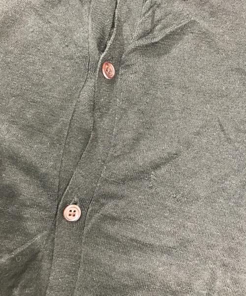 Y's（ワイズ）Y's (ワイズ) リネンカーディガン ブラック サイズ:2の古着・服飾アイテム
