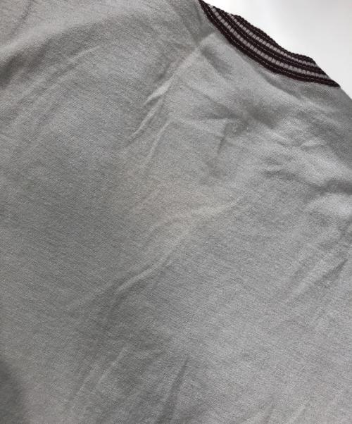 HERMES（エルメス）HERMES (エルメス) コットンカシミヤVネックニット ベージュ サイズ:Lの古着・服飾アイテム