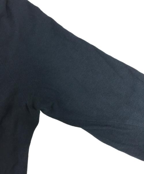 ANN DEMEULEMEESTER（アンドゥムルメステール）ANN DEMEULEMEESTER (アンドゥムルメステール) クロップド変形カーディガン ブラック サイズ:36の古着・服飾アイテム