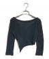 ANN DEMEULEMEESTER (アンドゥムルメステール) クロップド変形カーディガン ブラック サイズ:36：30000円