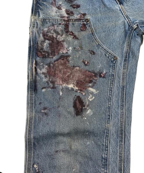 CarHartt（カーハート）CarHartt (カーハート) ダブルニーデニムペインターパンツ インディゴ サイズ:33×32の古着・服飾アイテム
