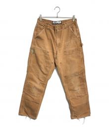 CarHartt（カーハート）の古着「ダック地ダブルニーペインターパンツ」｜ブラウン