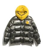 MONCLERモンクレール）の古着「リバーシブルダウンジャケット」｜メタリック×イエロー