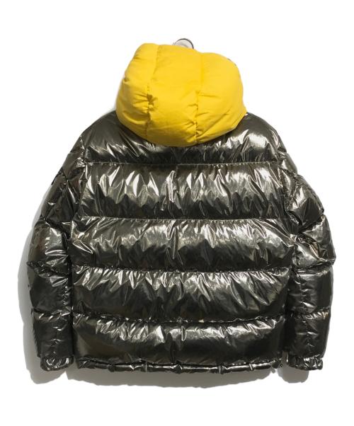 MONCLER（モンクレール）MONCLER (モンクレール) リバーシブルダウンジャケット メタリック×イエロー サイズ:2の古着・服飾アイテム