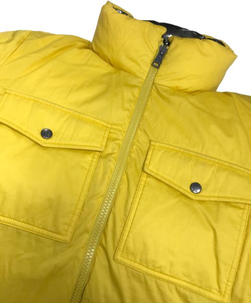 MONCLER（モンクレール）MONCLER (モンクレール) リバーシブルダウンジャケット メタリック×イエロー サイズ:2の古着・服飾アイテム