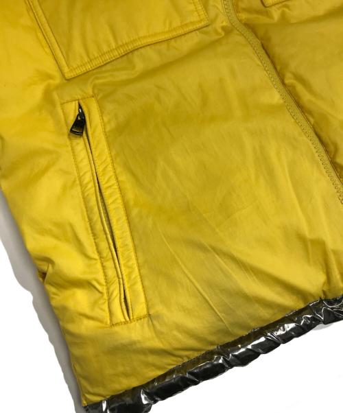 MONCLER（モンクレール）MONCLER (モンクレール) リバーシブルダウンジャケット メタリック×イエロー サイズ:2の古着・服飾アイテム