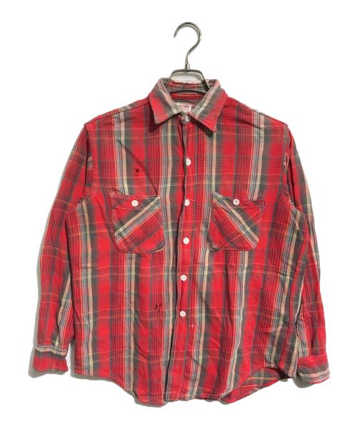 big mac（ビッグマック）big mac (ビッグマック) Penny's (ペニーズ) チェックシャツ レッド サイズ:M　15-151/2の古着・服飾アイテム