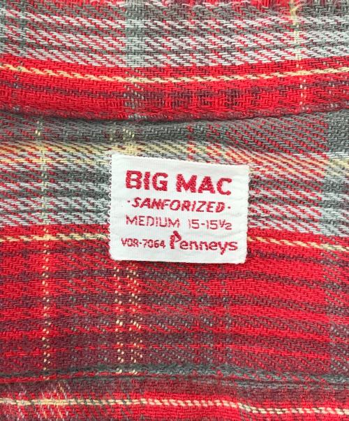 big mac（ビッグマック）big mac (ビッグマック) Penny's (ペニーズ) チェックシャツ レッド サイズ:M　15-151/2の古着・服飾アイテム