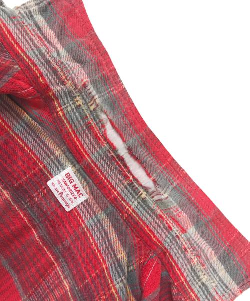 big mac（ビッグマック）big mac (ビッグマック) Penny's (ペニーズ) チェックシャツ レッド サイズ:M　15-151/2の古着・服飾アイテム