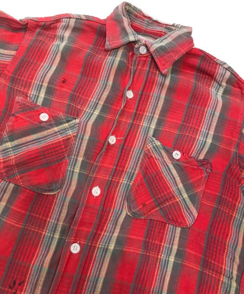 big mac（ビッグマック）big mac (ビッグマック) Penny's (ペニーズ) チェックシャツ レッド サイズ:M　15-151/2の古着・服飾アイテム
