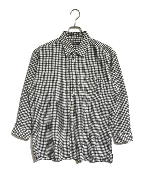 ISSEY MIYAKE（イッセイミヤケ）ISSEY MIYAKE (イッセイミヤケ) シワ加工シャツ ブラック サイズ:2の古着・服飾アイテム