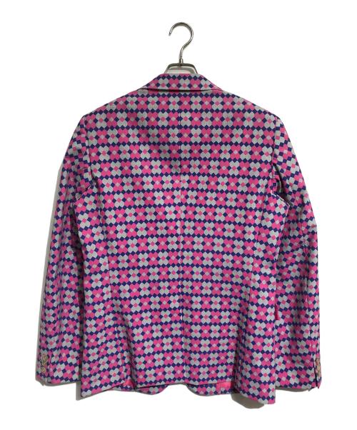 COMME des GARCONS HOMME PLUS（コムデギャルソンオムプリュス）COMME des GARCONS HOMME PLUS (コムデギャルソンオムプリュス) テーラードジャケット ピンク サイズ:Mの古着・服飾アイテム