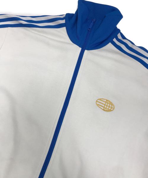 adidas（アディダス）adidas (アディダス) ワールドマーク トラックジャケット ホワイト サイズ:Mの古着・服飾アイテム