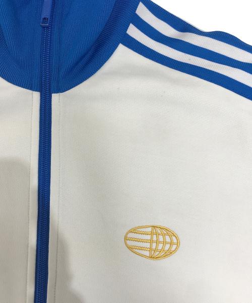 adidas（アディダス）adidas (アディダス) ワールドマーク トラックジャケット ホワイト サイズ:Mの古着・服飾アイテム