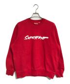 SUPREMEシュプリーム）の古着「Futura Logo Crewneck」｜レッド
