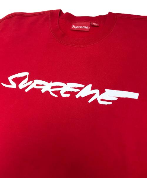 SUPREME（シュプリーム）SUPREME (シュプリーム) Futura Logo Crewneck レッド サイズ:Mの古着・服飾アイテム