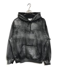 MM6×SUPREME（エムエムシックス×シュプリーム）の古着「Foil Box Logo Hooded sweatshirt」｜ブラック