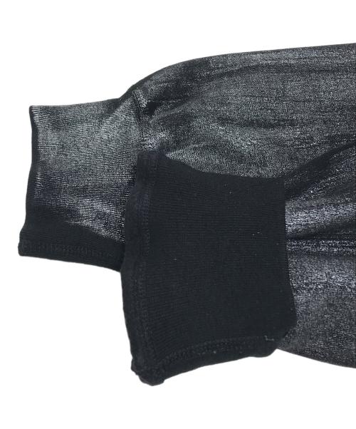 MM6（エムエムシックス）MM6 (エムエムシックス) SUPREME (シュプリーム) Foil Box Logo Hooded sweatshirt ブラック サイズ:Mの古着・服飾アイテム
