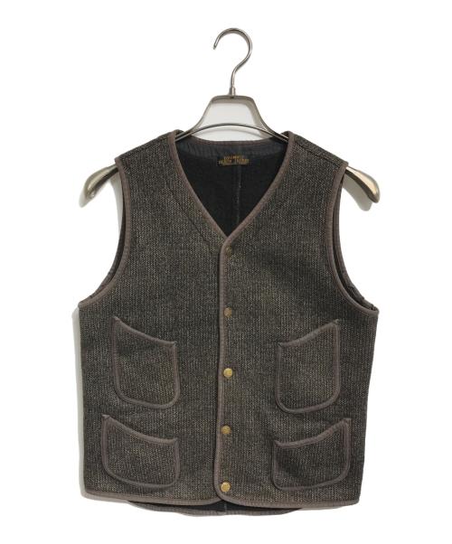 BROWN'S BEACH JACKET（ブラウンズビーチジャケット）BROWN'S BEACH JACKET (ブラウンズビーチジャケット) ビーチクロスベスト グレー サイズ:表記なしの古着・服飾アイテム