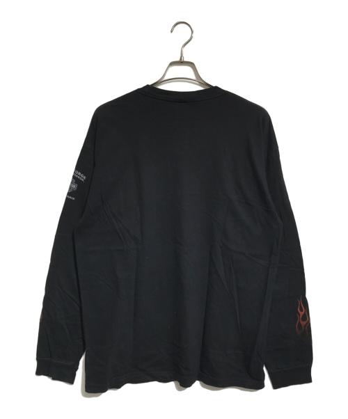モーターサイクルロングスリーブTシャツ（モーターサイクルロングスリーブTシャツ）モーターサイクルロングスリーブTシャツ (モーターサイクルロングスリーブTシャツ) 00s HARLEY-DAVIDSON(ハーレーダビッドソン) モーターサイクルロングスリーブTシャツ ブラック サイズ:X‐LARGEの古着・服飾アイテム