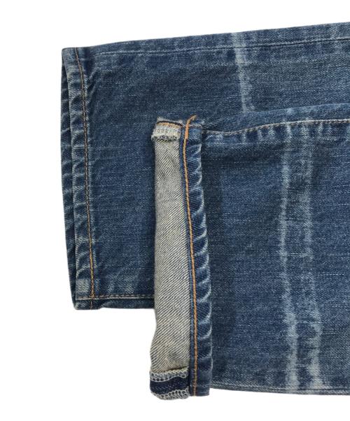 Saint Laurent Paris（サンローランパリ）Saint Laurent Paris (サンローランパリ) ウォッシュダメージ加工ストレートデニムパンツ インディゴ サイズ:28の古着・服飾アイテム