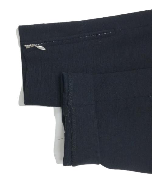 Jean Paul Gaultier homme（ジャンポールゴルチェオム）Jean Paul Gaultier homme (ジャンポールゴルチェオム) ジップデザインウールパンツ ブラック サイズ:48の古着・服飾アイテム