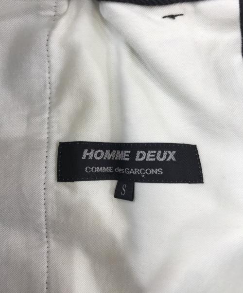 COMME des GARCONS HOMME DEUX（コムデギャルソン オム ドゥ）COMME des GARCONS HOMME DEUX (コムデギャルソン オム ドゥ) ブラックデニムパンツ ブラック サイズ:Sの古着・服飾アイテム