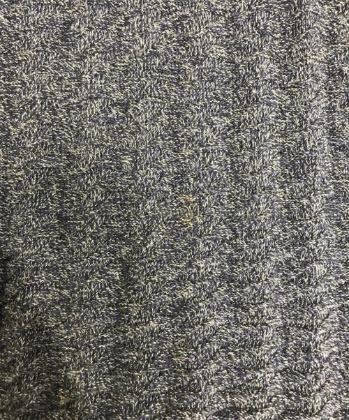 ISSEY MIYAKE（イッセイミヤケ）ISSEY MIYAKE (イッセイミヤケ) ねじれ加工ニット ネイビー サイズ:4の古着・服飾アイテム