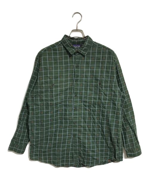 Patagonia（パタゴニア）Patagonia (パタゴニア) ネイティブ刺繍シャツ カーキ サイズ:Lの古着・服飾アイテム
