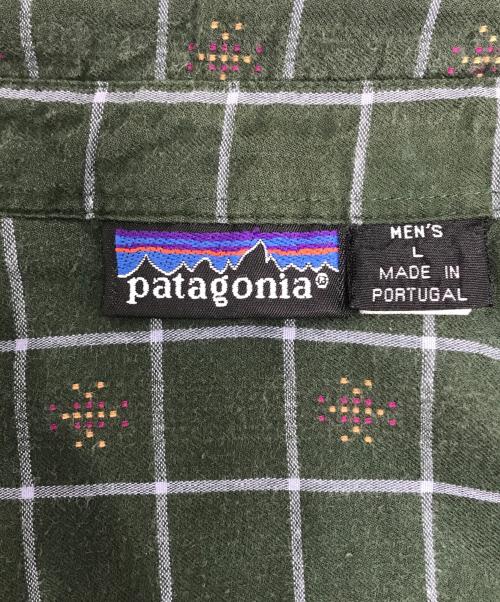 Patagonia（パタゴニア）Patagonia (パタゴニア) ネイティブ刺繍シャツ カーキ サイズ:Lの古着・服飾アイテム