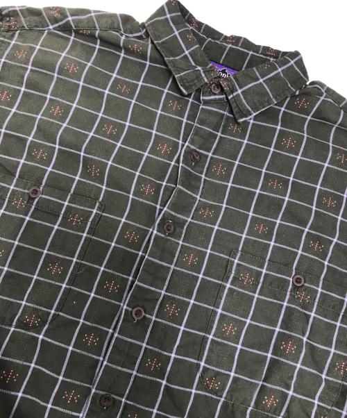 Patagonia（パタゴニア）Patagonia (パタゴニア) ネイティブ刺繍シャツ カーキ サイズ:Lの古着・服飾アイテム
