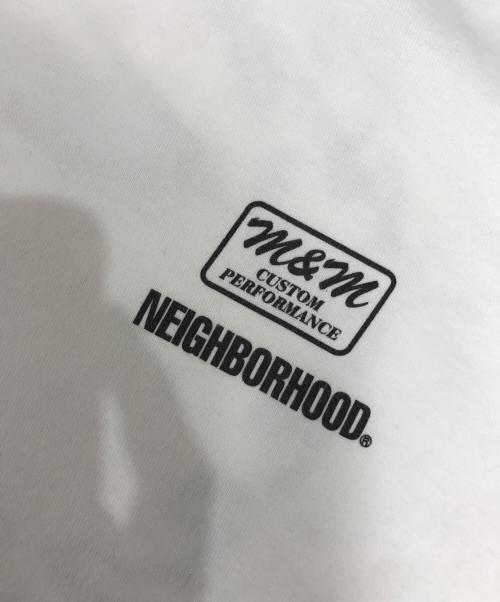 NEIGHBORHOOD（ネイバーフッド）NEIGHBORHOOD (ネイバーフッド) ラグランカットソー ブラック×ホワイト サイズ:LARGEの古着・服飾アイテム