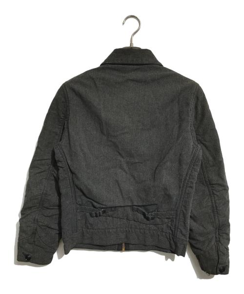 Bluebell（ブルーベル）Bluebell (ブルーベル) ブラックシャンブレージャケット ブラック サイズ:表記なしの古着・服飾アイテム