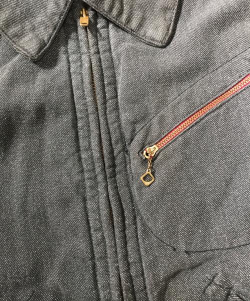 Bluebell（ブルーベル）Bluebell (ブルーベル) ブラックシャンブレージャケット ブラック サイズ:表記なしの古着・服飾アイテム