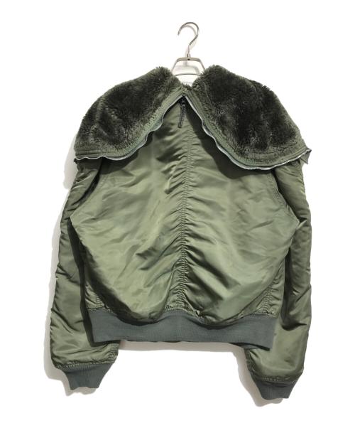ALPHA（アルファ）ALPHA (アルファ) N-2Bジャケット グリーン サイズ:Lの古着・服飾アイテム