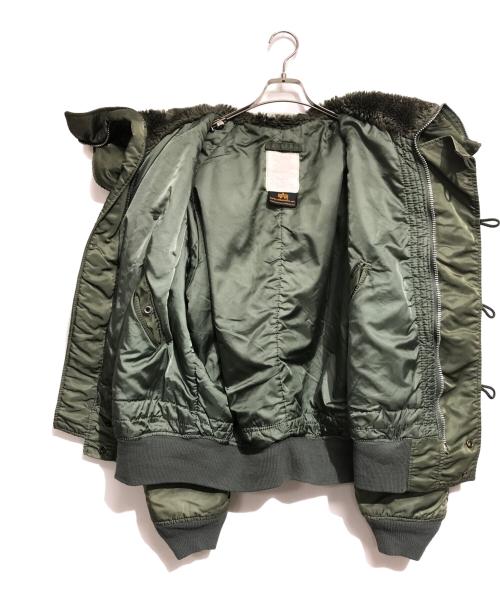 ALPHA（アルファ）ALPHA (アルファ) N-2Bジャケット グリーン サイズ:Lの古着・服飾アイテム