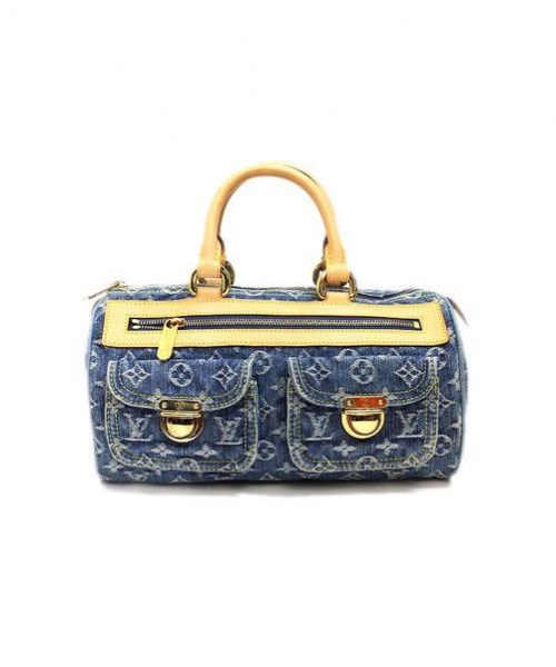 LOUIS VUITTON（ルイ ヴィトン）LOUIS VUITTON (ルイヴィトン) ネオスピーディ ブルー サイズ:- モノグラム・デニム M95019 SP0016の古着・服飾アイテム