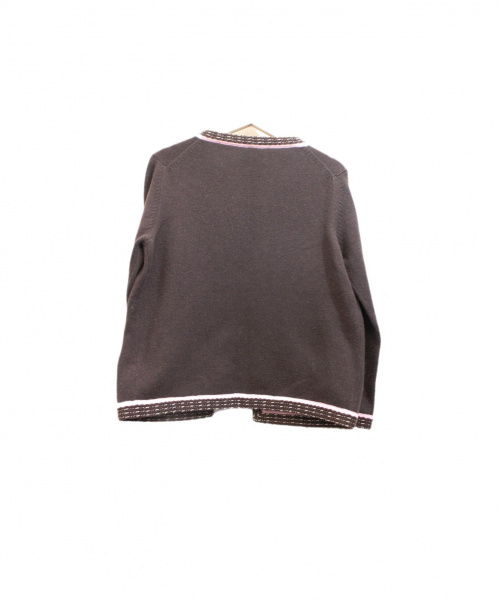 CHANEL（シャネル）CHANEL (シャネル) カシミヤニットジャケット サイズ:38の古着・服飾アイテム