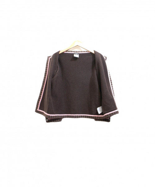 CHANEL（シャネル）CHANEL (シャネル) カシミヤニットジャケット サイズ:38の古着・服飾アイテム