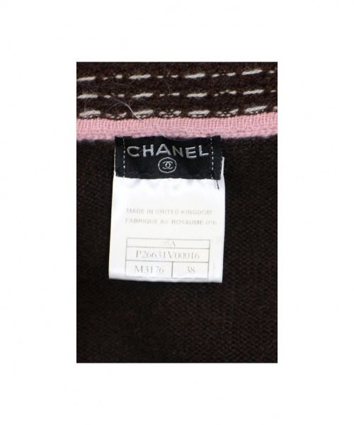 CHANEL（シャネル）CHANEL (シャネル) カシミヤニットジャケット サイズ:38の古着・服飾アイテム