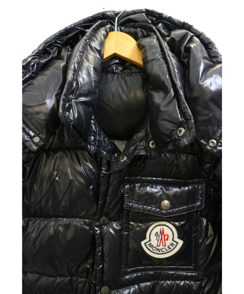 MONCLER（モンクレール）MONCLER (モンクレール) ダウンジャケット ブラック サイズ:0 K2の古着・服飾アイテム