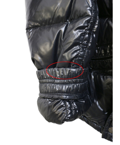 MONCLER（モンクレール）MONCLER (モンクレール) ダウンジャケット ブラック サイズ:0 K2の古着・服飾アイテム