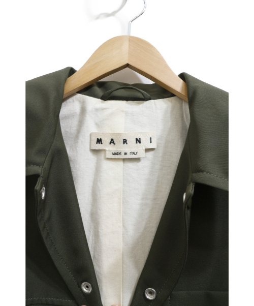 MARNI（マルニ）MARNI (マルニ) デザインカバーオール カーキ サイズ:48 M05AM0070 S48001の古着・服飾アイテム