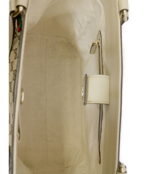 GUCCI（グッチ）GUCCI (グッチ) トートバッグ ベージュ GGキャンバス 257061 002123の古着・服飾アイテム