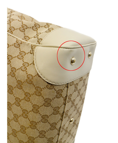 GUCCI（グッチ）GUCCI (グッチ) トートバッグ ベージュ GGキャンバス 257061 002123の古着・服飾アイテム